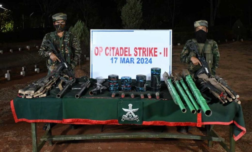 Assam Rifles bust training camp in Technoupal