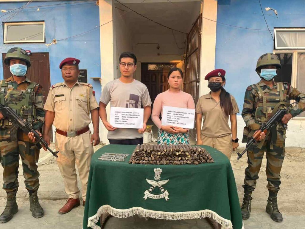 Drugs and explosives caught in Myanmar